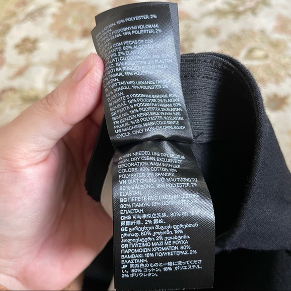 H&m High Waist Twill Pants - Picture 4 of 4